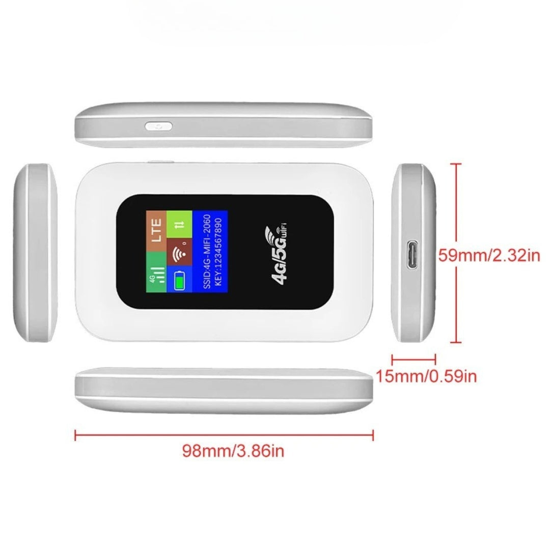 Olvoria | WiFi Router for Travel – 5G WiFi Dongle for Seamless Connection Anywhere