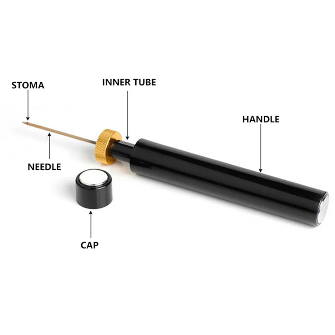 Olvoria | WineLuxe Air Pressure Wine Opener – Stainless Steel & Ergonomic Design
