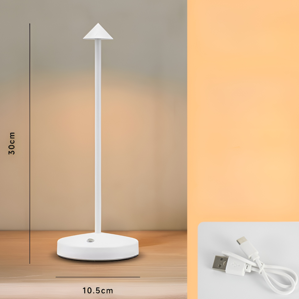 Olvoria | Wireless LED Table Lamp Rechargeable Dimmable Lighting