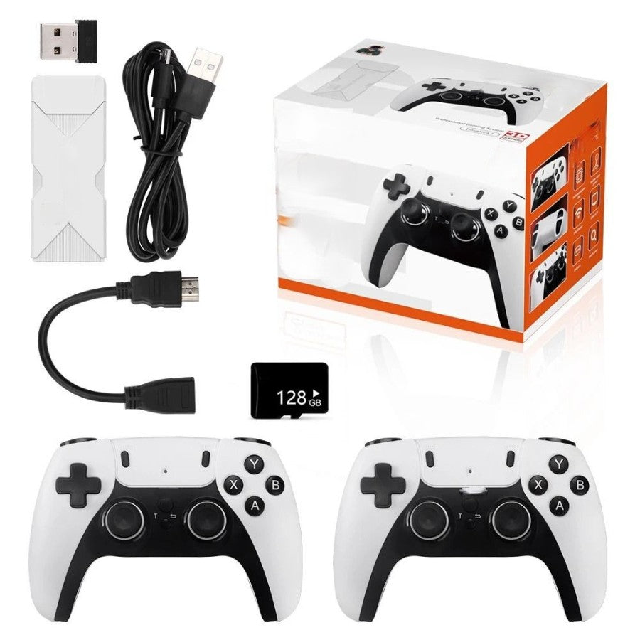 Olvoria | Wireless Retro Game Console: 40,000+ Games and 4K HDMI Connection, 2.4G Controller