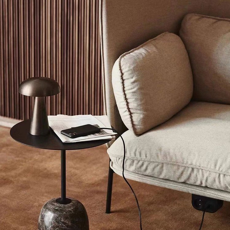 Olvoria | Wireless Table Lamp | Rechargeable Mushroom Design