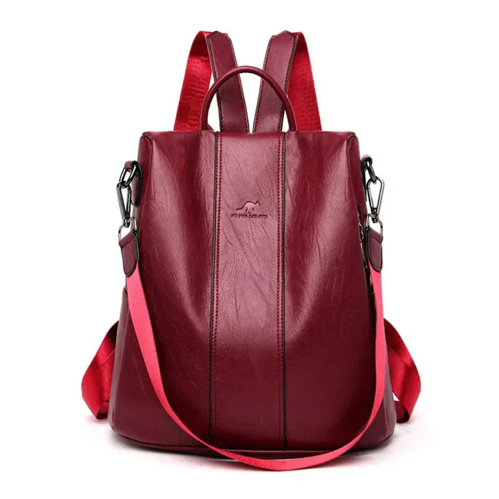 Olvoria | Women's Anti-Theft Backpack with Concealed Pockets