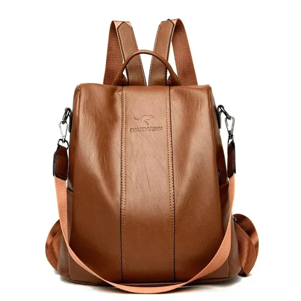 Olvoria | Women's Anti-Theft Backpack with Concealed Pockets