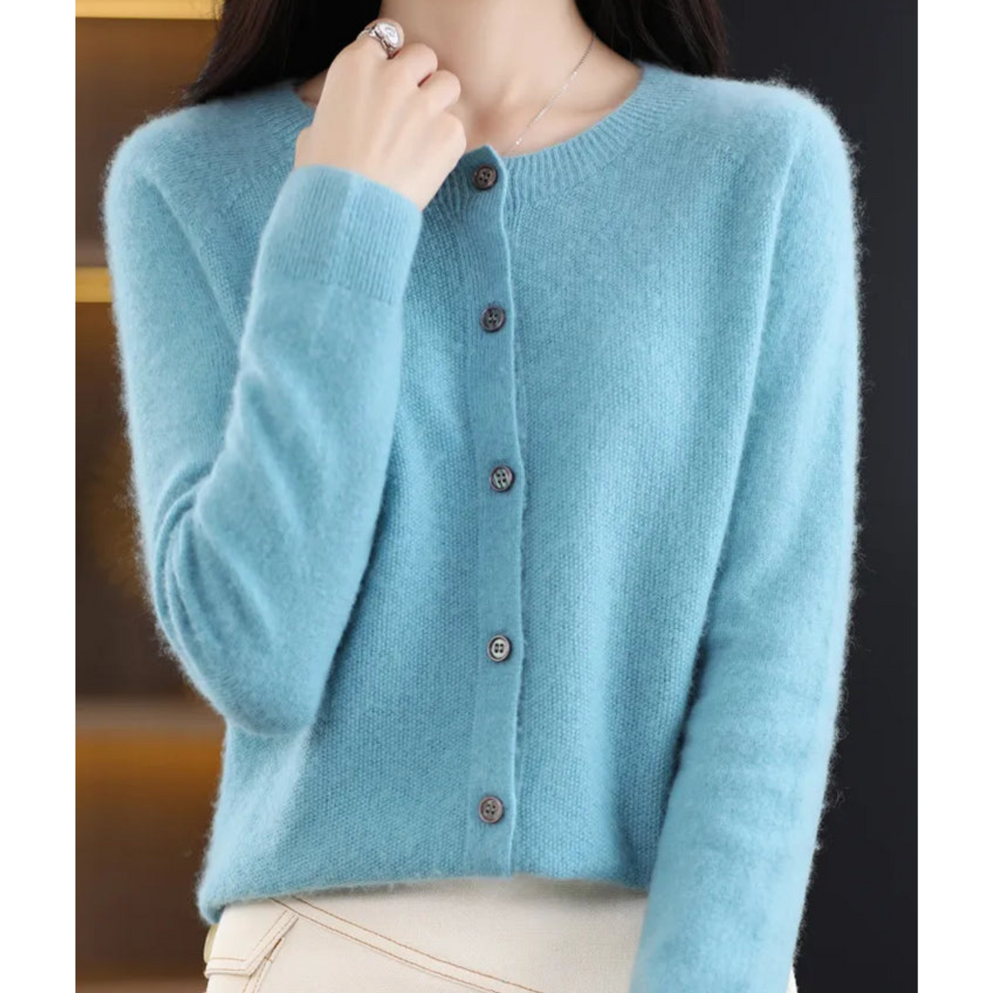 Olvoria | Women's Button-Up Cardigan Sweater
