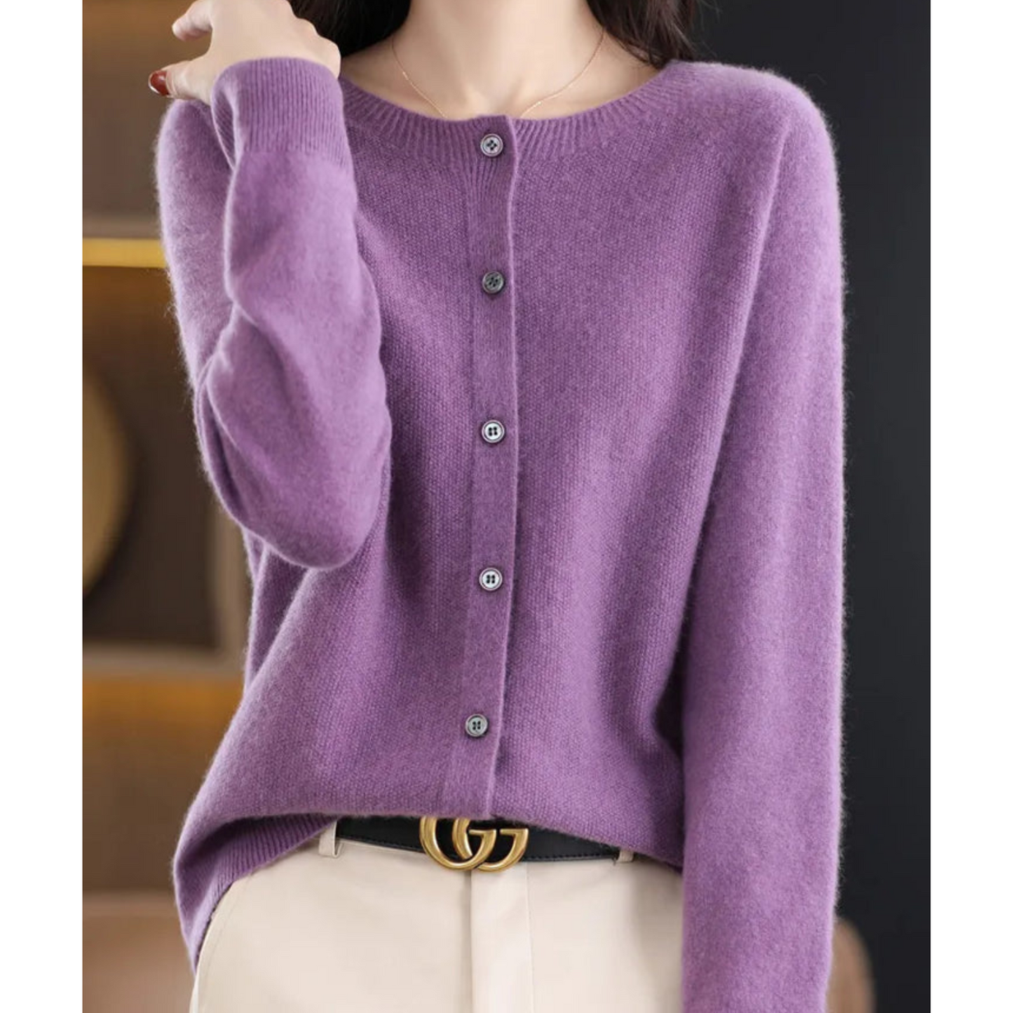 Olvoria | Women's Button-Up Cardigan Sweater