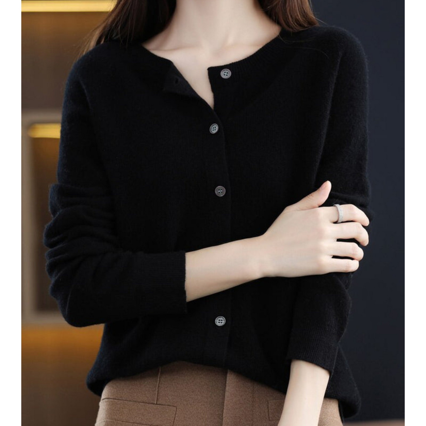 Olvoria | Women's Button-Up Cardigan Sweater