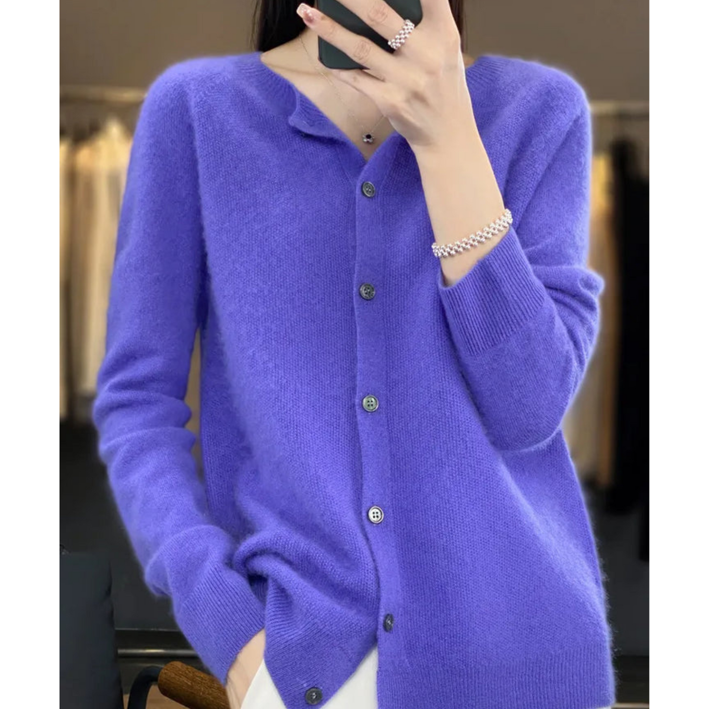 Olvoria | Women's Button-Up Cardigan Sweater