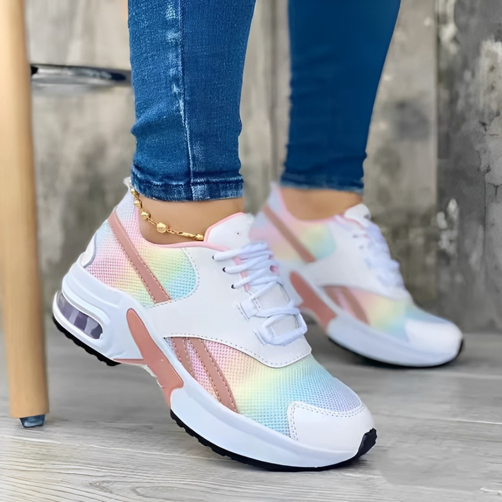Olvoria | Women's Chunky Sole Sneakers with Air Cushion