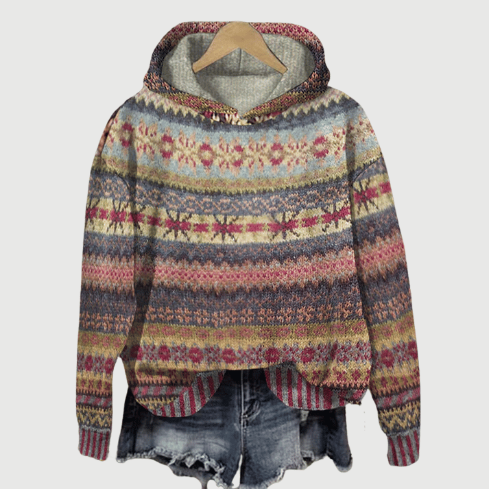 Olvoria | Women's Fair Isle Hoodie