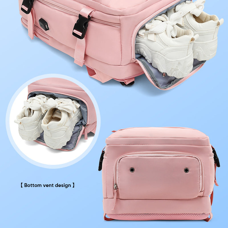 Olvoria | Women's Large Waterproof Travel Backpack