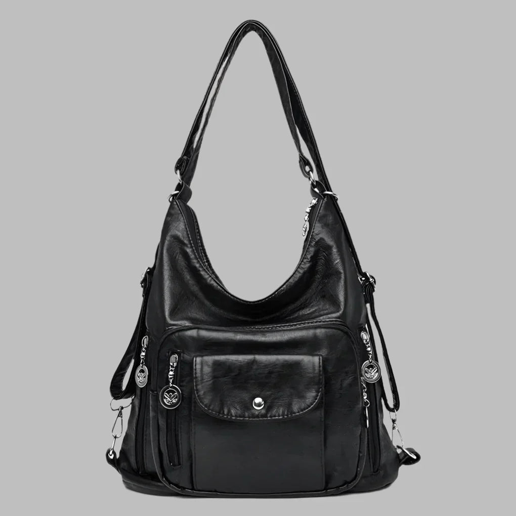 Olvoria | Women's Oversized Tote Bag with Multiple Pockets
