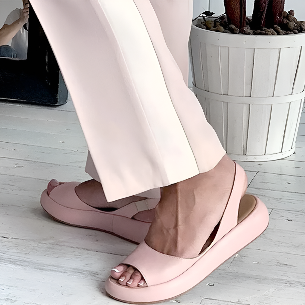 Olvoria | Women's Slingback Platform Sandals
