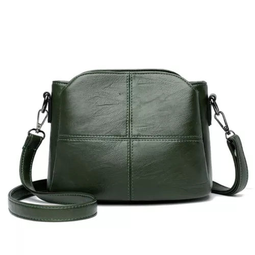 Olvoria | Women's Small Shoulder Bag with Quilted Stitching