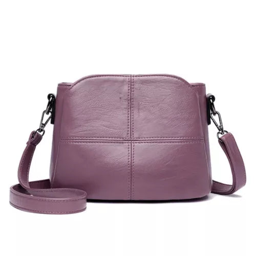 Olvoria | Women's Small Shoulder Bag with Quilted Stitching