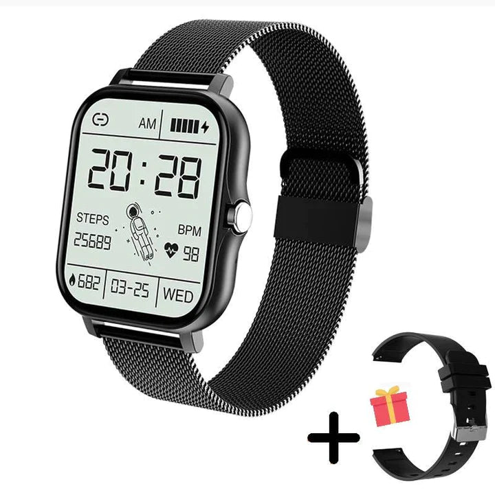 Olvoria | Women's Smartwatch Fitness Tracker Milanese Band