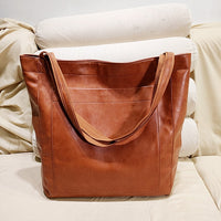 Olvoria | Bolso tote estructurado para mujer con bolsillo frontal