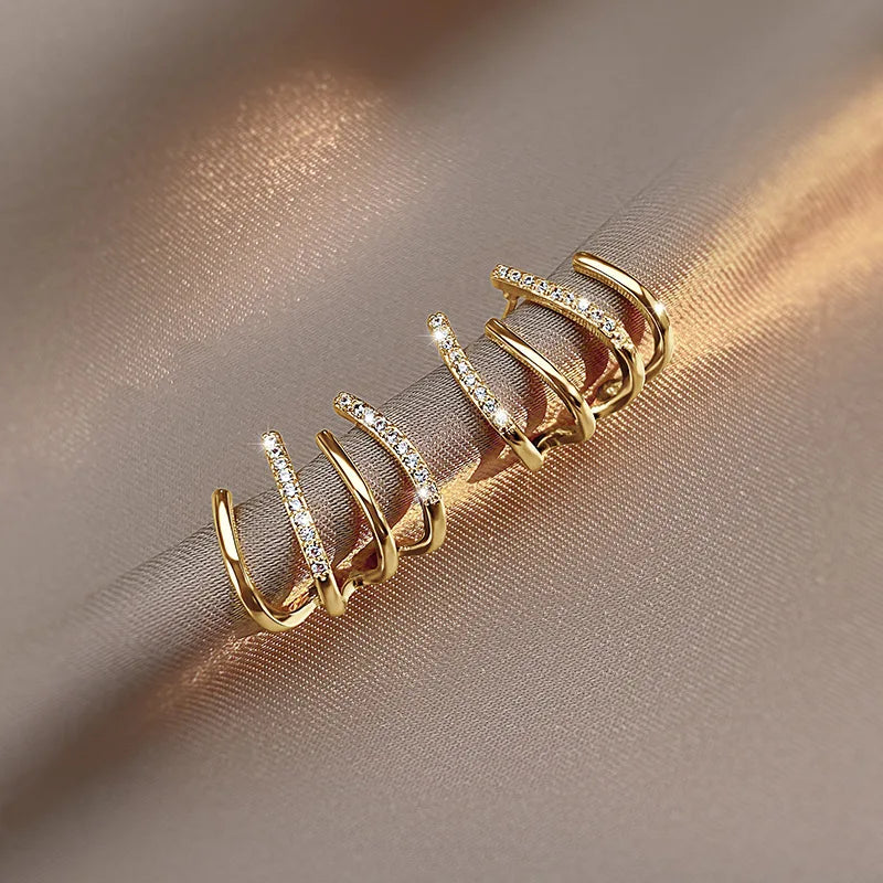 Olvoria | Women’s Twist Earrings | Lightweight Statement Jewelry | Hypoallergenic Finish