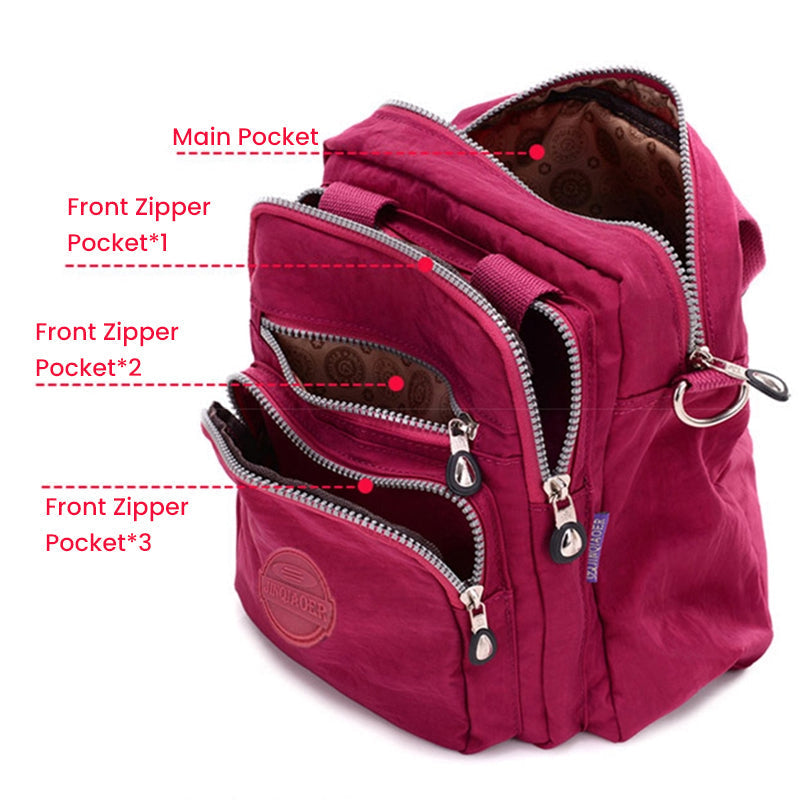 Olvoria | Women's Water Resistant 3-Way Crossbody Bag
