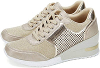 Olvoria | Γυναικεία Sneakers με Πλατφόρμα και Κρυφό Τακούνι