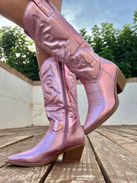 Olvoria | Bottes western pour femmes avec finition métallique