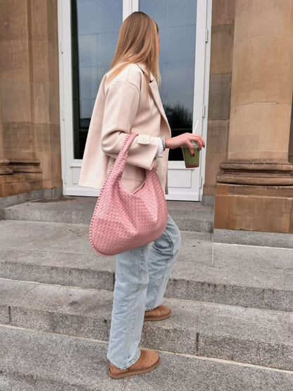 Olvoria | Women's Woven Hobo Bag