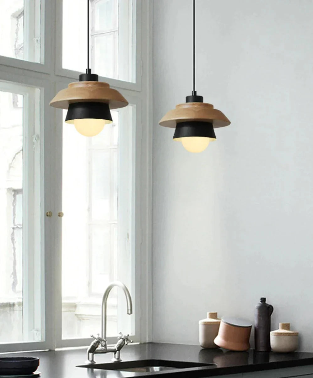Olvoria | Wooden Pendant Light | Nordic Natural Design