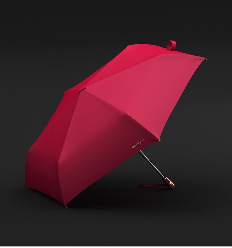 Ombrelle élégante avec protection UV, légère et portable, résistante au vent, ouverture automatique, séchage rapide