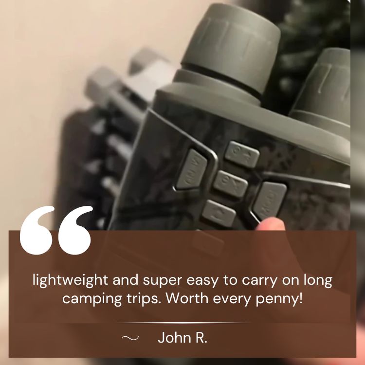 OptiClear | Night Vision Binoculars | 1000ft Infrared, HD Display for Hunting & Surveillance