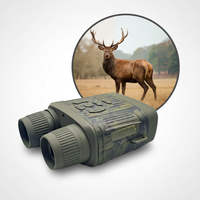 OptiClear | Jumelles à vision nocturne | 300 m infrarouge, écran HD pour chasse & surveillance