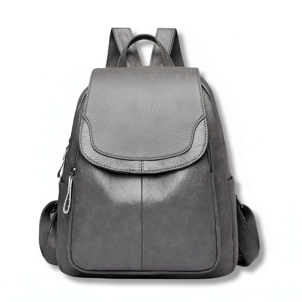 OPULENZA – Elegant Anti-Theft Leather Backpack for Women