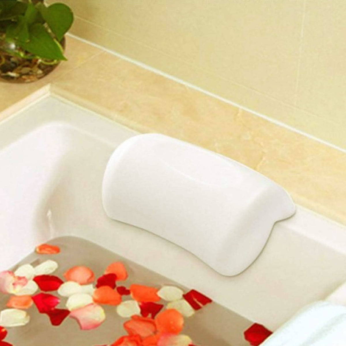 Oreiller de bain ergonomique à séchage rapide