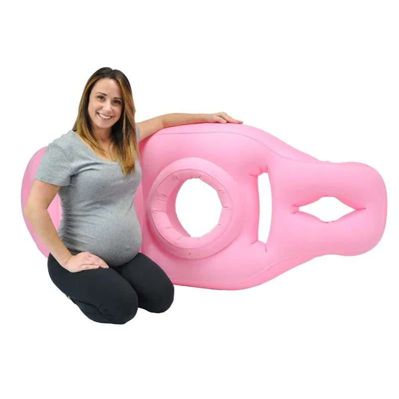 Oreiller de grossesse et tapis de yoga gonflables – Idéal pour des nuits confortables et un soutien