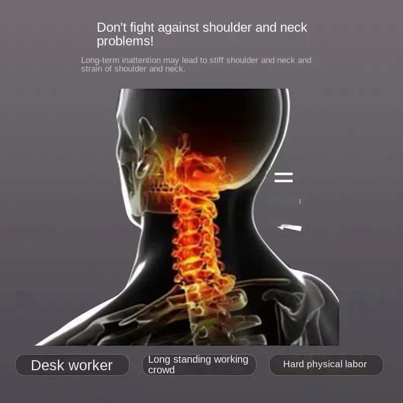 Oreiller orthopédique à tête massante