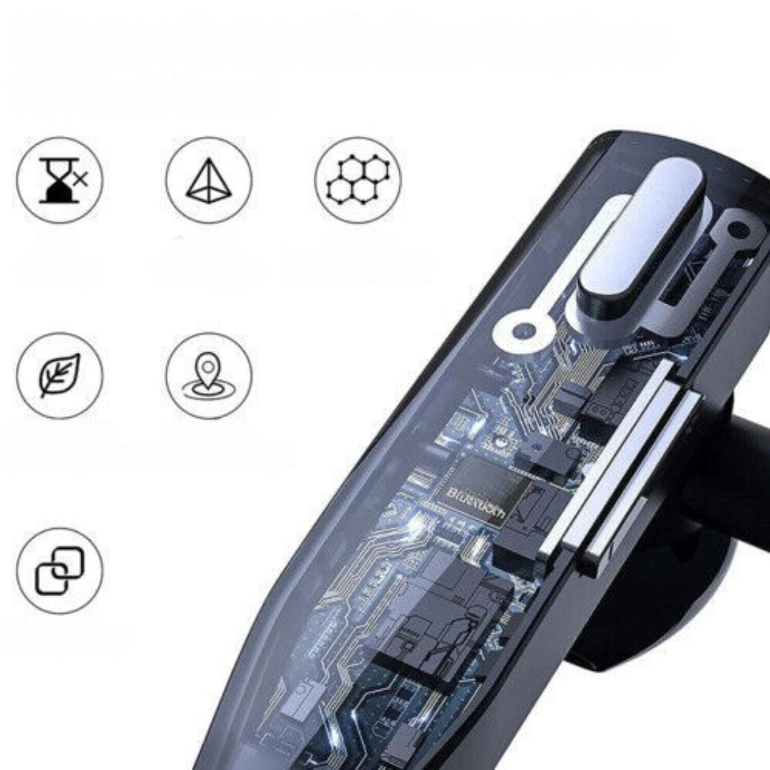 Oreillette Bluetooth professionnelle avec réduction de bruit et design ergonomique