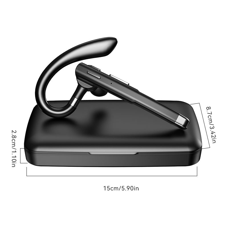 Oreillette Bluetooth sans fil avec réduction de bruit et son HiFi