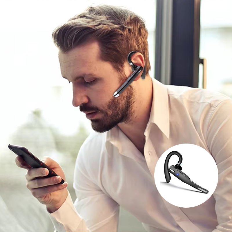 Oreillette Bluetooth sans fil avec réduction de bruit et son HiFi