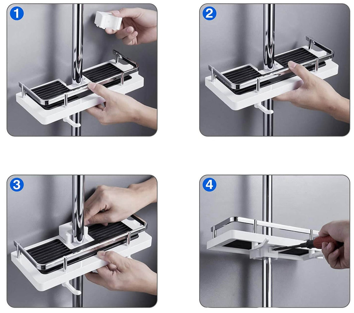 Organiseur de douche pour salle de bain