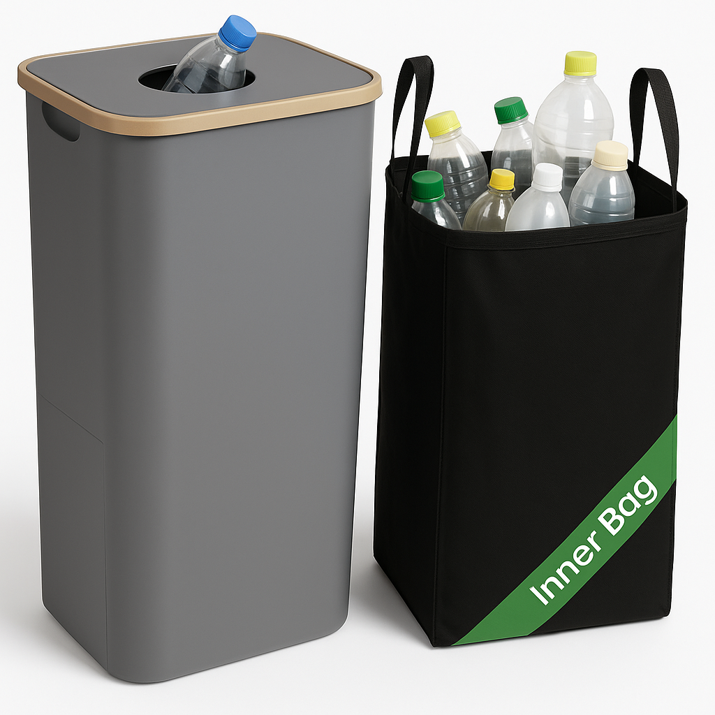 Organiseur pour bouteilles recyclables avec consignation