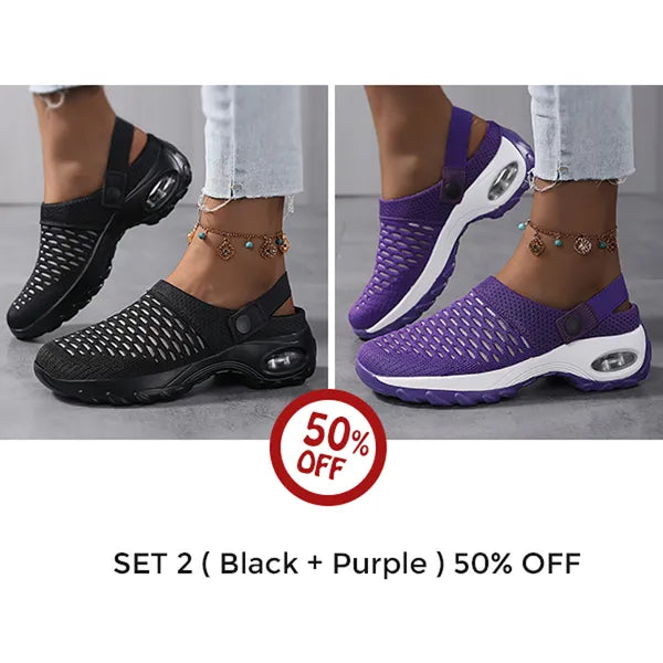 Orthopedic Clogs with Air Cushion Support to Reduce Pressure on Back and Knees