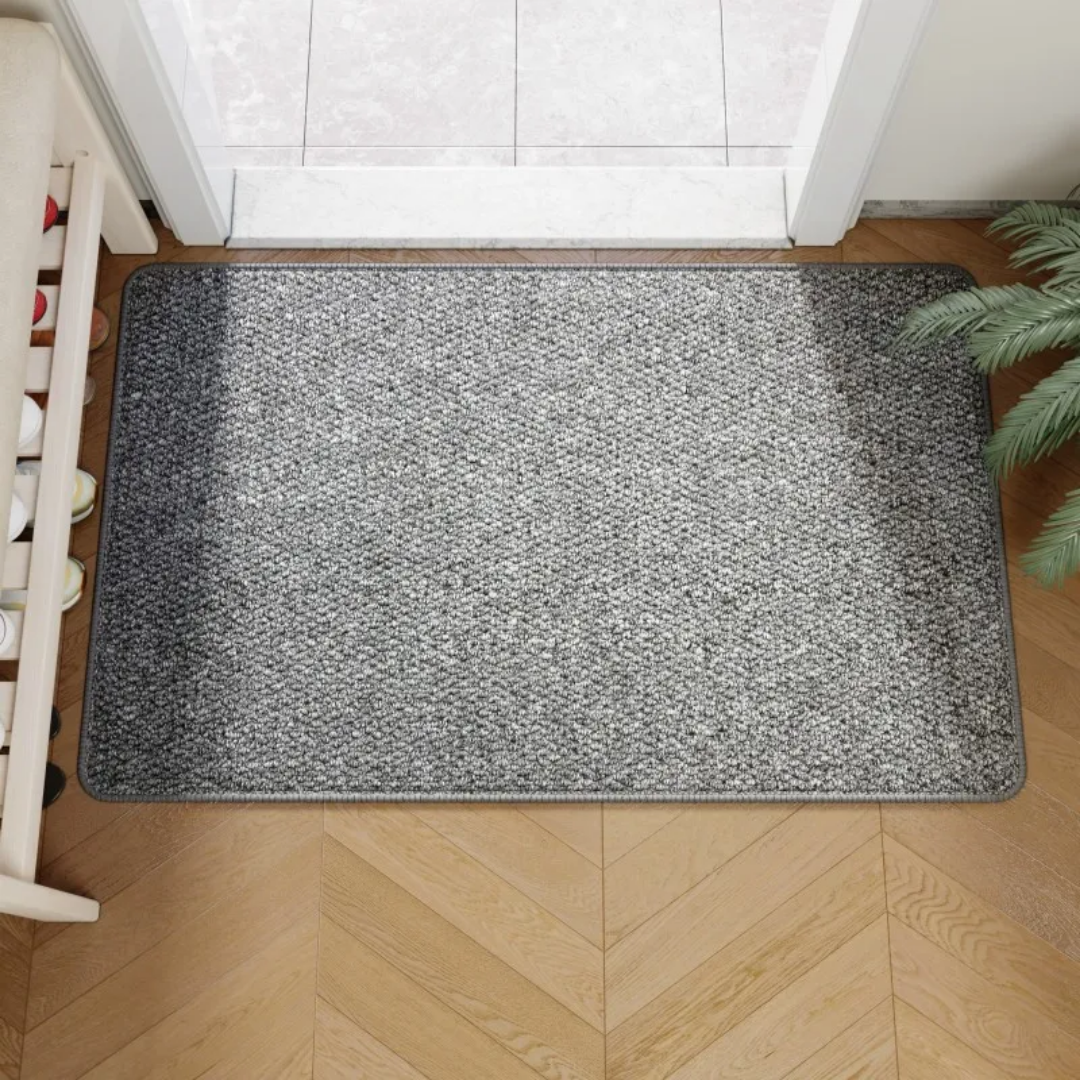 Paillasson d'entrée aspect jute naturel pour intérieur et extérieur