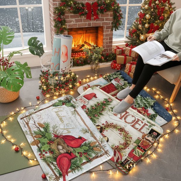 Paillasson de Noël antidérapant