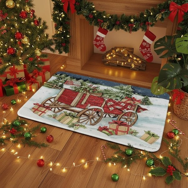 Paillasson de Noël antidérapant