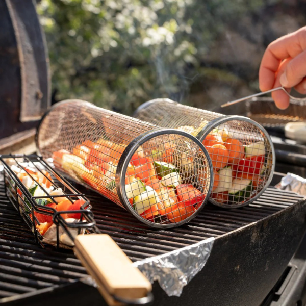 Panier à barbecue – évite que les aliments ne tombent à travers la grille