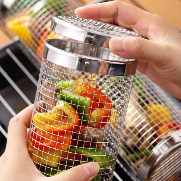 Panier à barbecue – évite que les aliments ne tombent à travers la grille