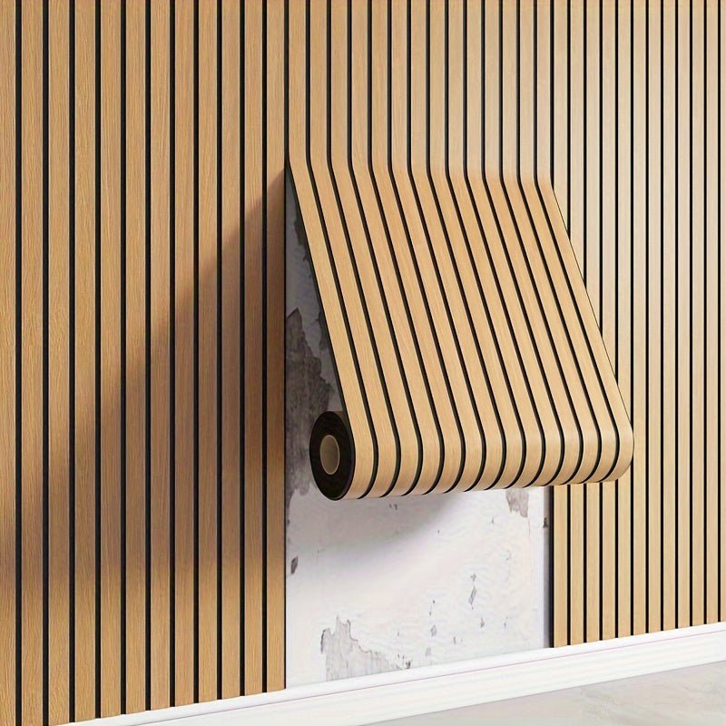 Panneaux muraux 3D autoadhésifs - aspect bois
