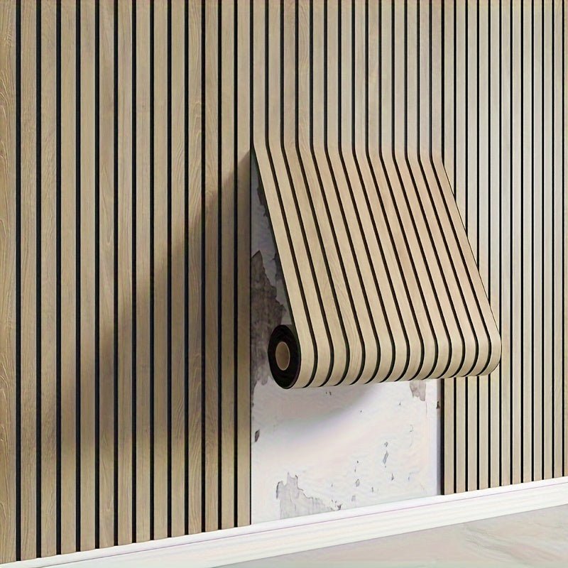 Panneaux muraux 3D autoadhésifs - aspect bois