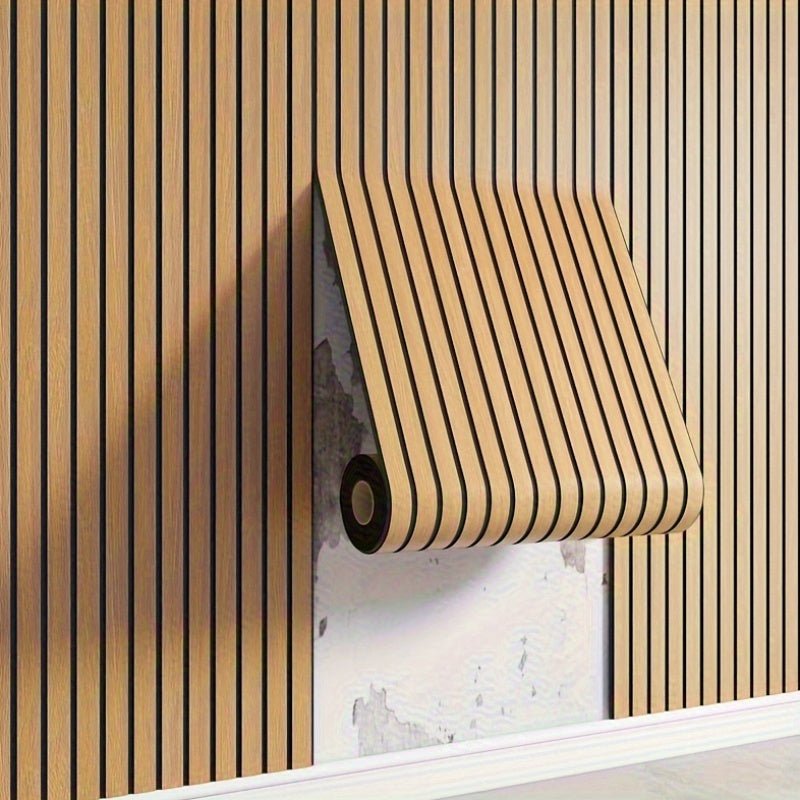 Panneaux muraux 3D autoadhésifs - aspect bois