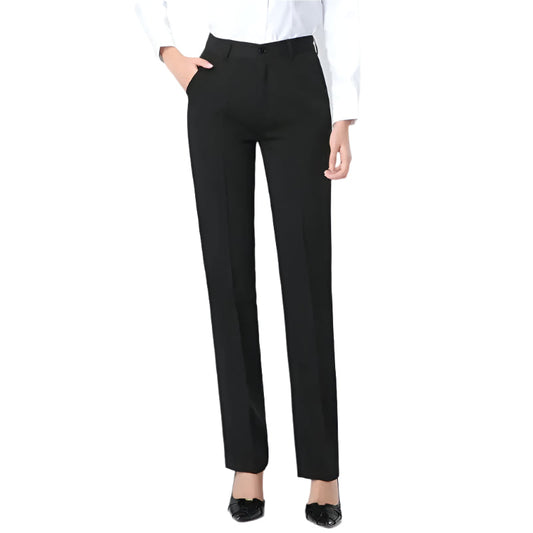 Pantalon affinant à taille haute pour femme