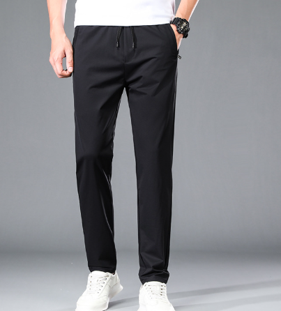 Pantalon athleisure pour homme à coupe élastique, élégant, confortable et moderne, idéal pour le quotidien et le sport