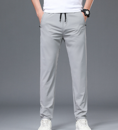 Pantalon athleisure pour homme à coupe élastique, élégant, confortable et moderne, idéal pour le quotidien et le sport